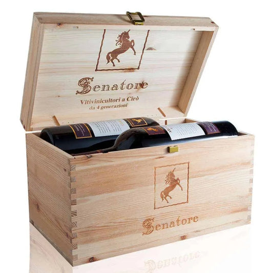 Gift Box Vini Senatore WINE BOX IN LEGNO